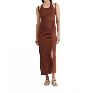 NEW THIRD FORM push pull tank dress in cinnamon